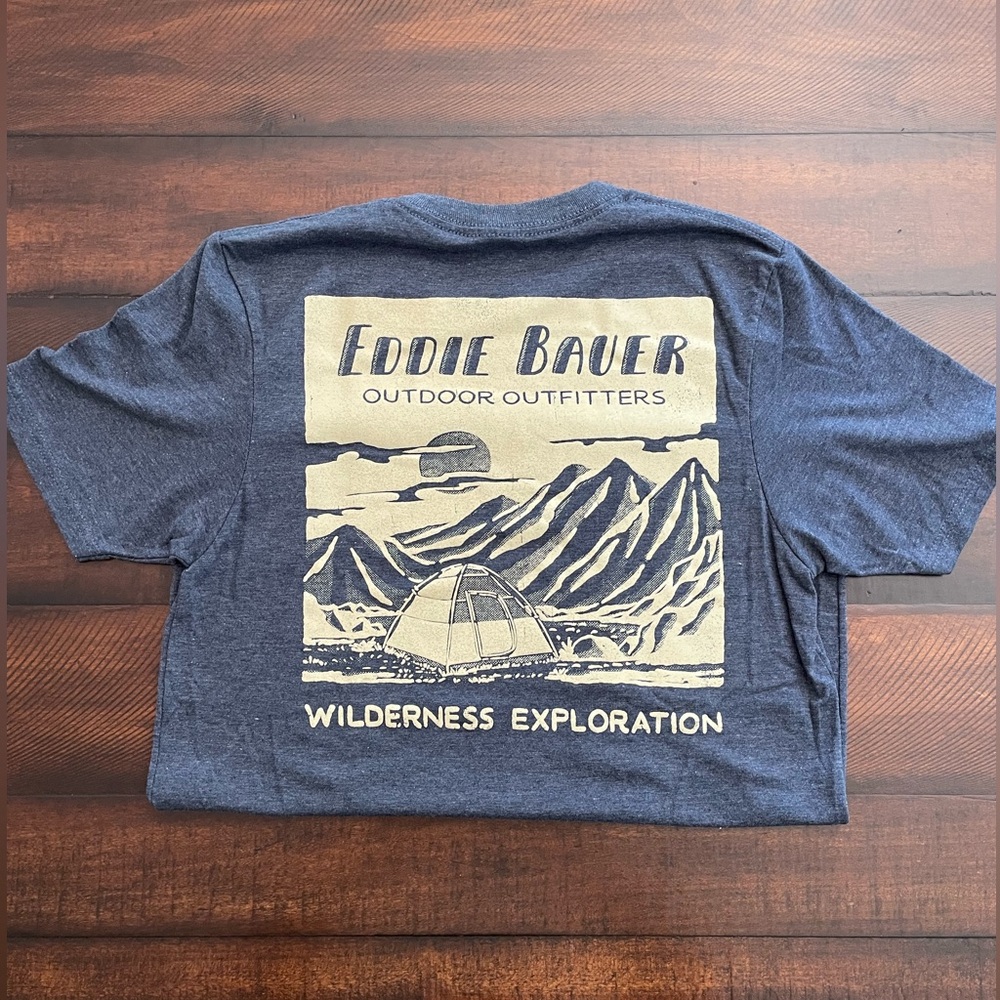 Eddie Bauer Navy Graphic Tee